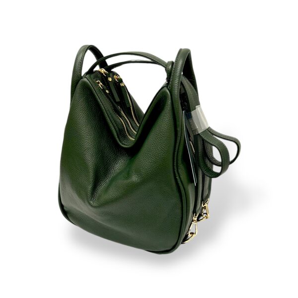 Borsa-zaino Bruno Rossi ML14g - Verde scuro